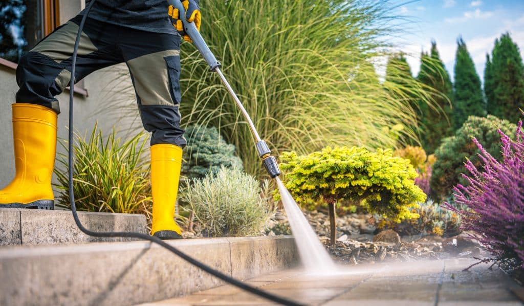 pressure washing