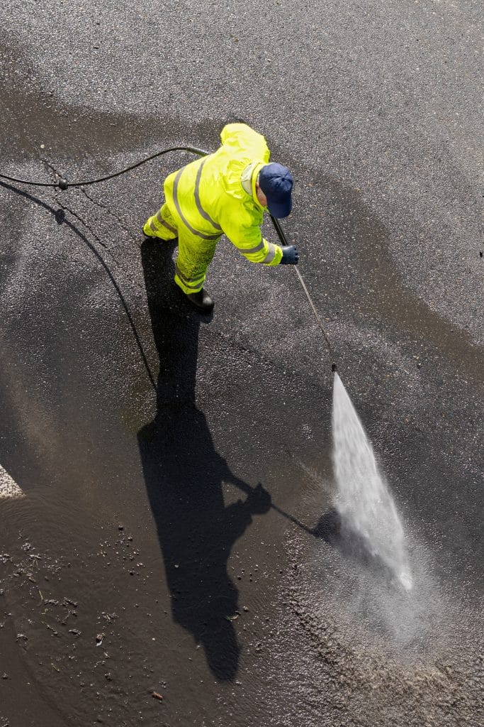 pressure washing